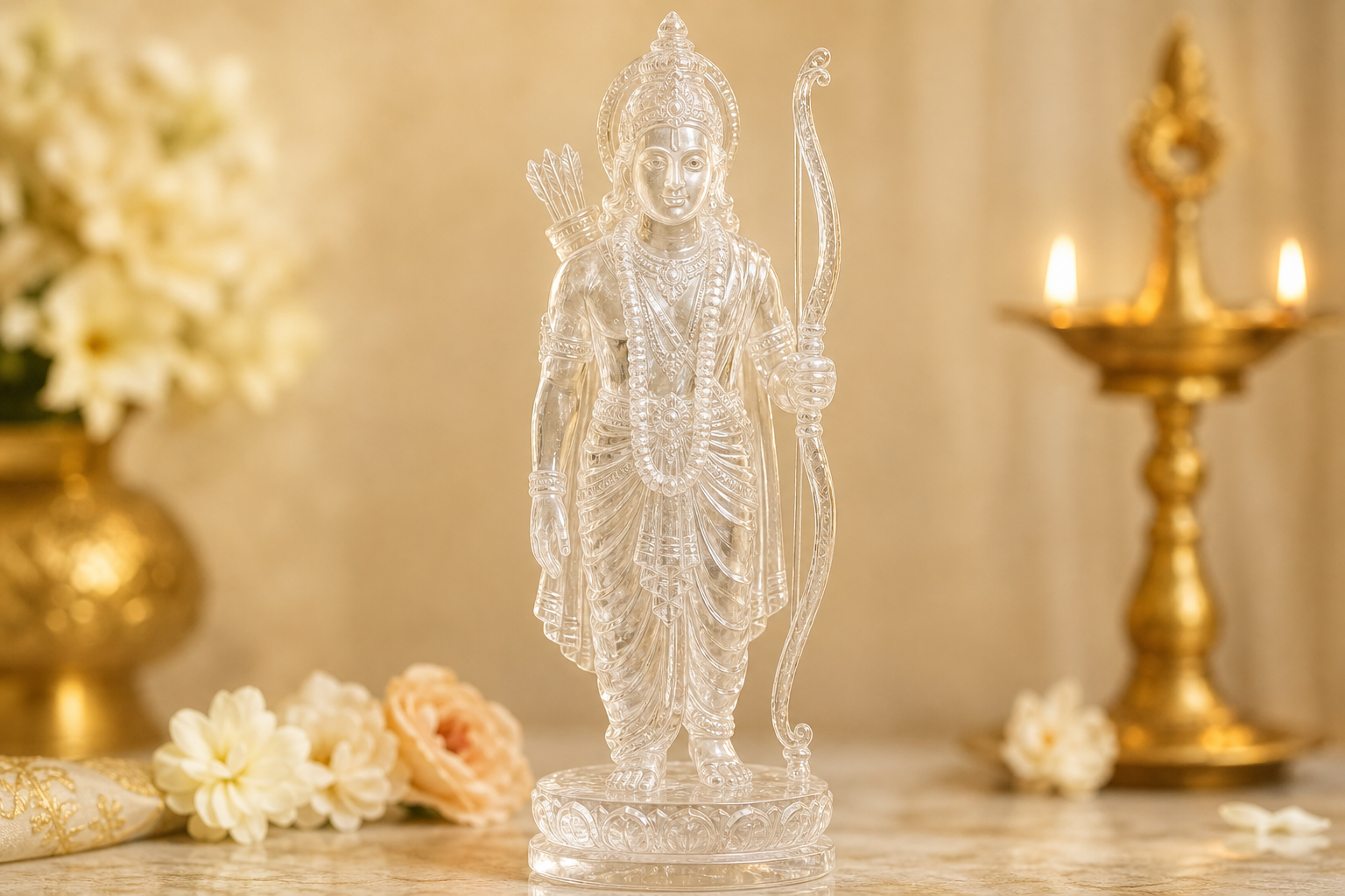 Sphatik Shri Ram Idol